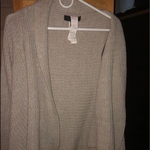 Tan cardigan
